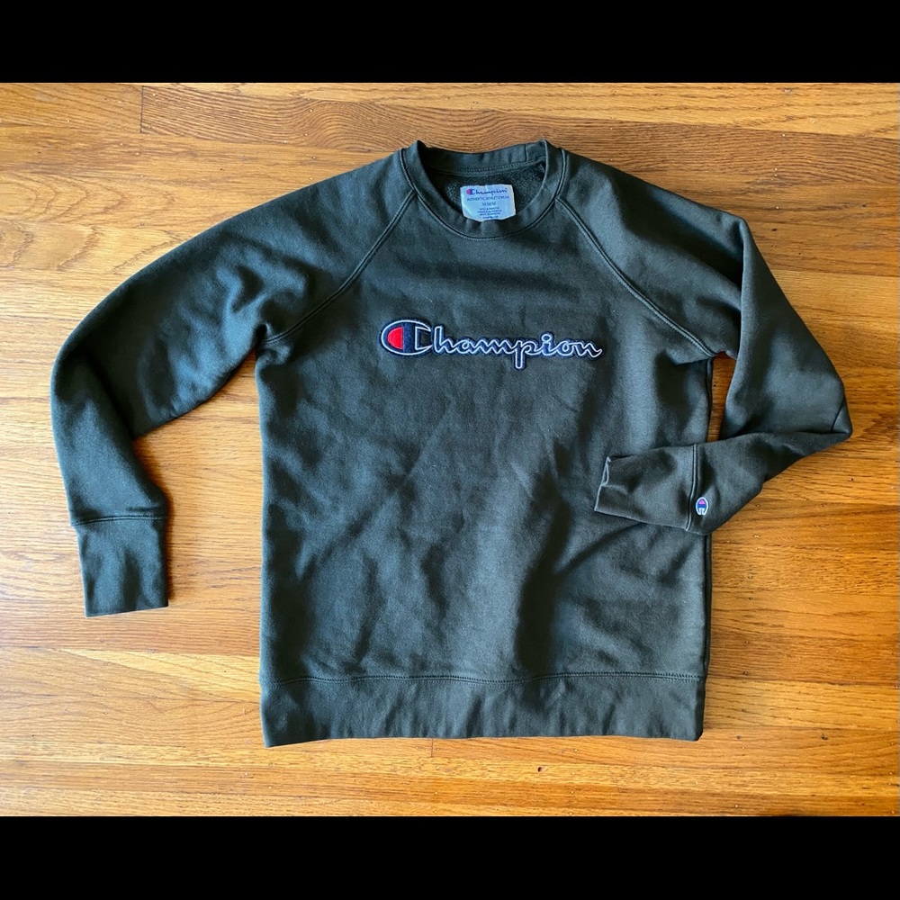 Champion crewneck sweatshirt Olive green M